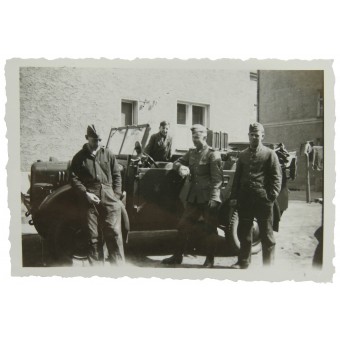 Kübelwagen Stoever de la División de Tanques 17 de la Wehrmacht. Espenlaub militaria